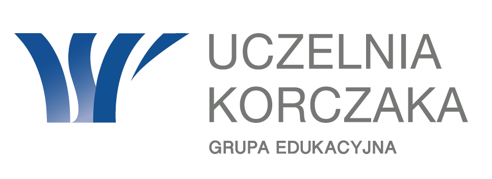 Logo Uczelni Korczaka Grupa Edukacyjna.